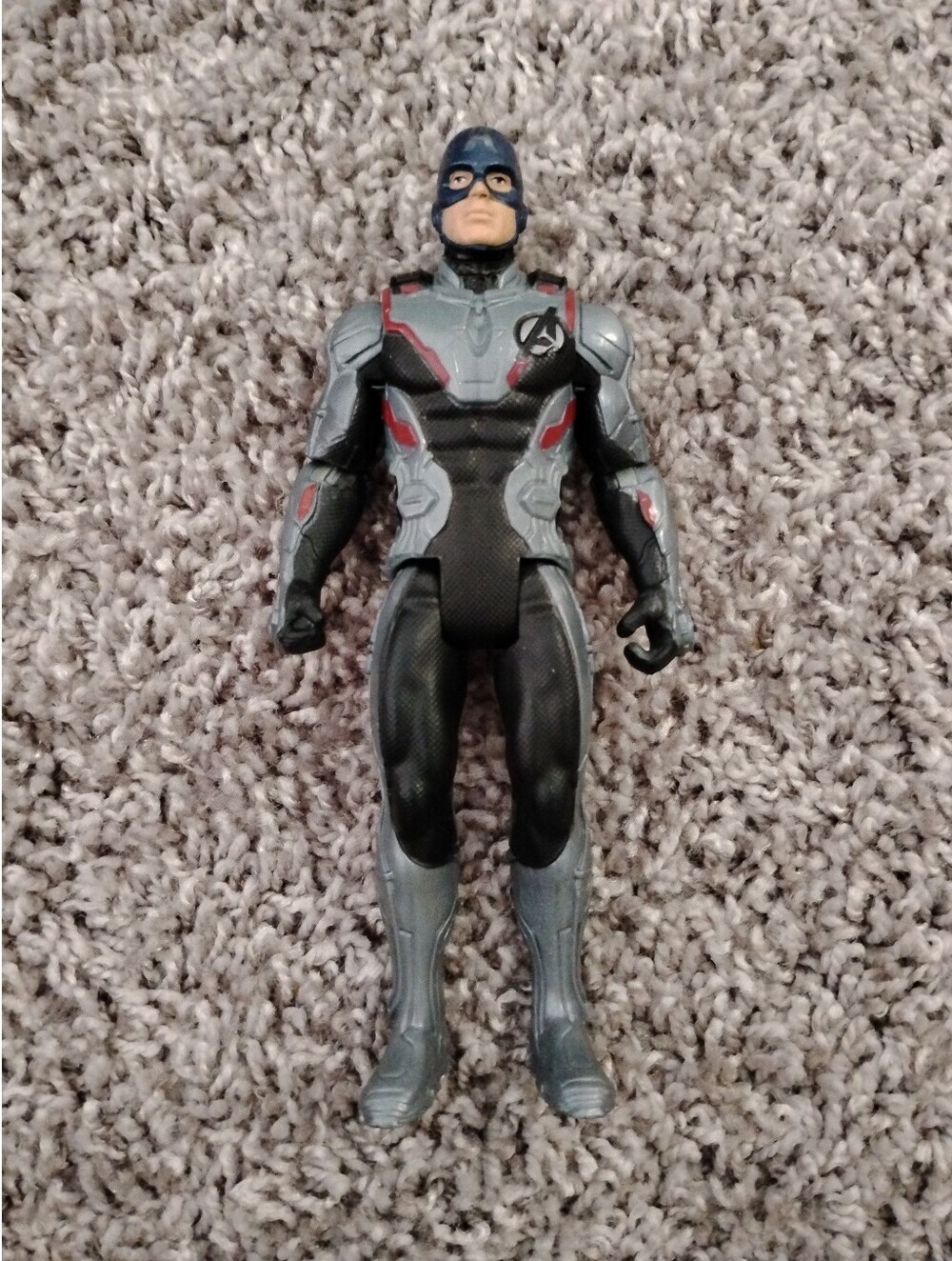 Marvel Avengers Endgame Captain America Quantum Realm Suit Action Figure 6"